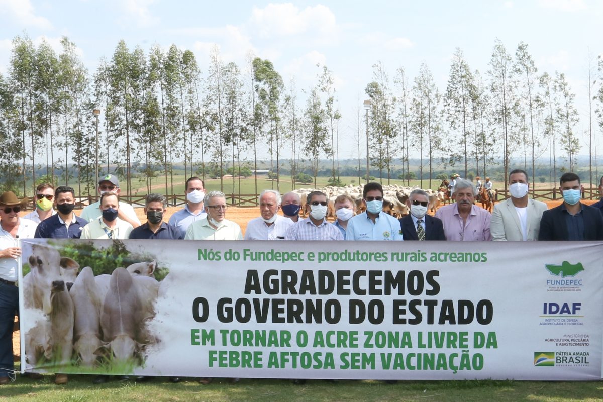 Reconhecimento de área livre de aftosa sem vacinação. Foto: Marcos Vicentti/Secom