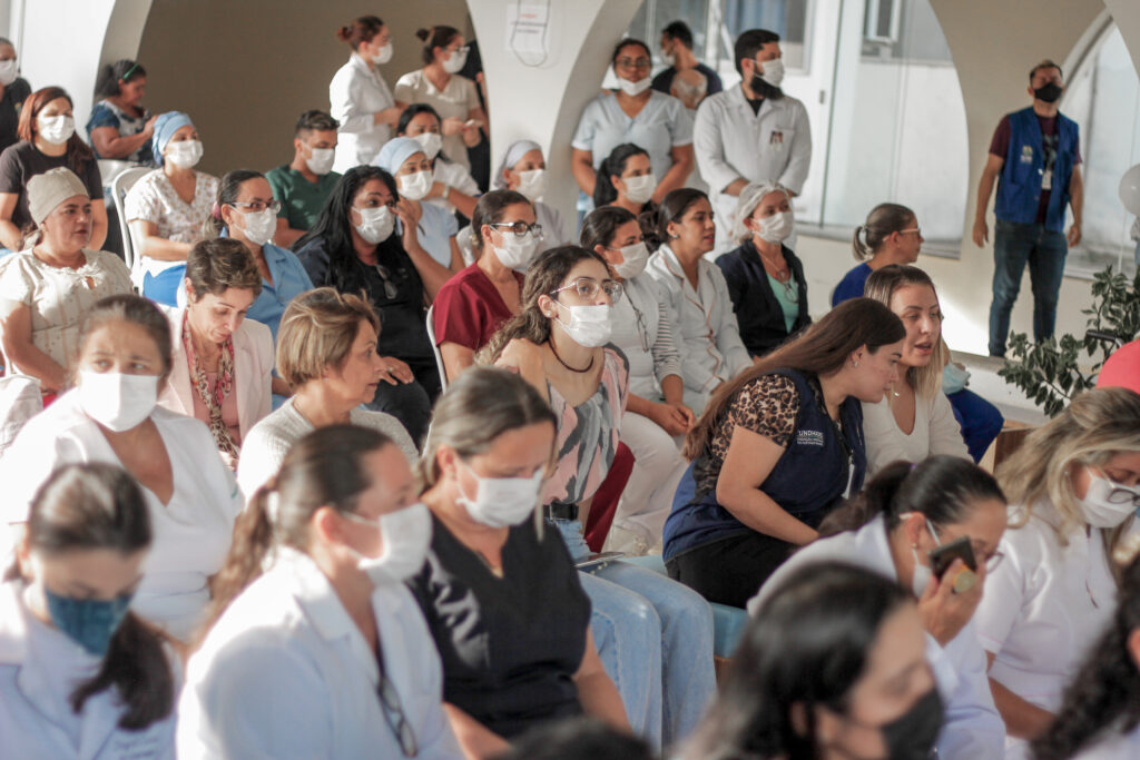 Fundhacre realiza evento de abertura da Semana da Enfermagem no Hospital. Foto: Gleison Luz