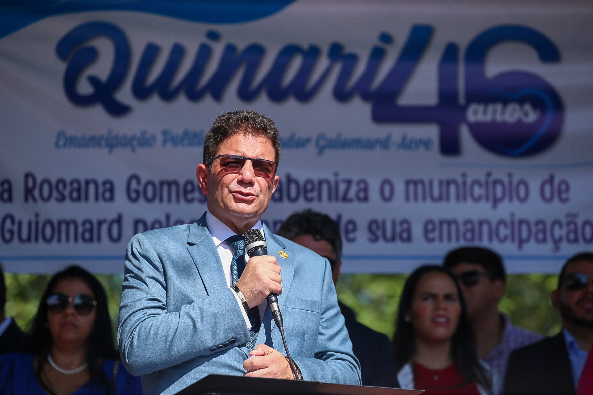 Governador anunciou investimentos durante o desfile cívico. Foto: Dharcules Pinheiro/Secom