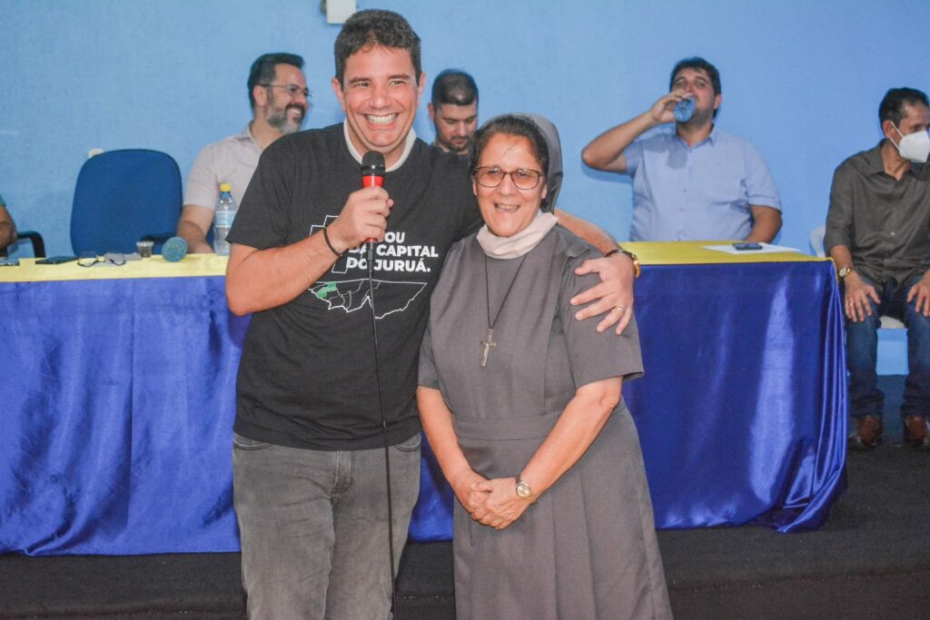 A irmã Mônica Xavier atualmente trabalha no Lar Vicentino de Cruzeiro do Sul, uma das entidades beneficiadas pelo governo. Foto: Marcos Santos/Secom.