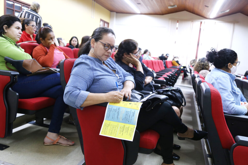Formação foi direcionada para gestores e coordenadores pedagógicos. Foto: Mardilson Gomes/SEE