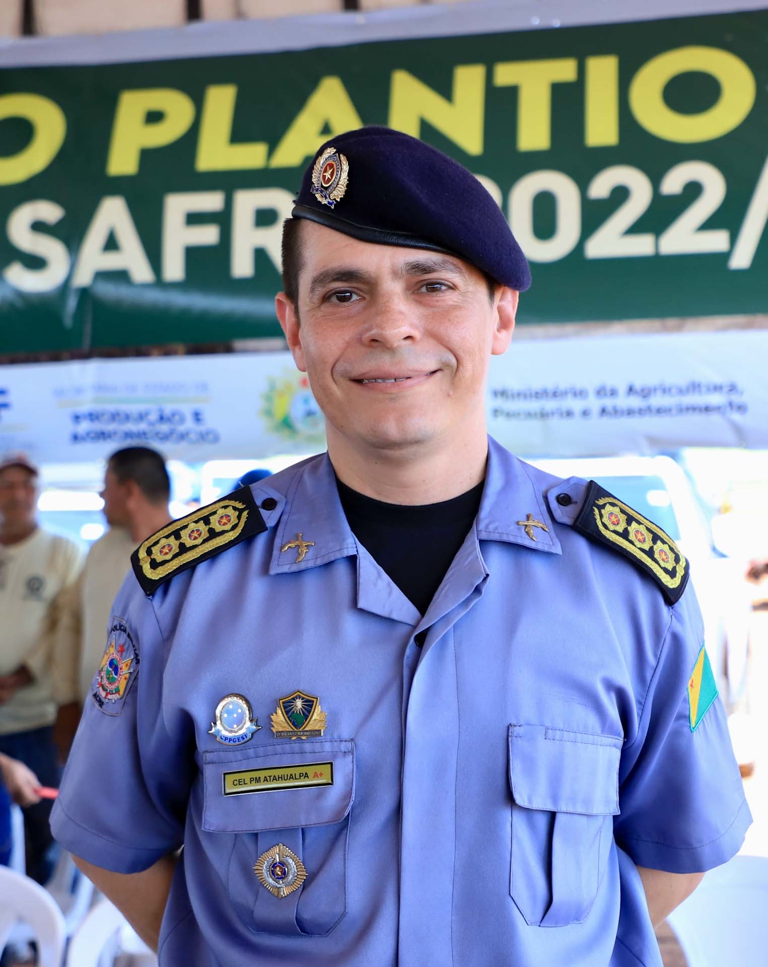 Coronel da Polícia Militar, Atahualpa Ribeira. Foto: Pedro Devani/Secom
