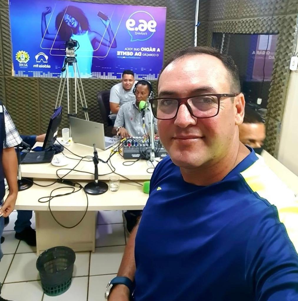 Gilberto Braga, radialista. Foto: Cedida