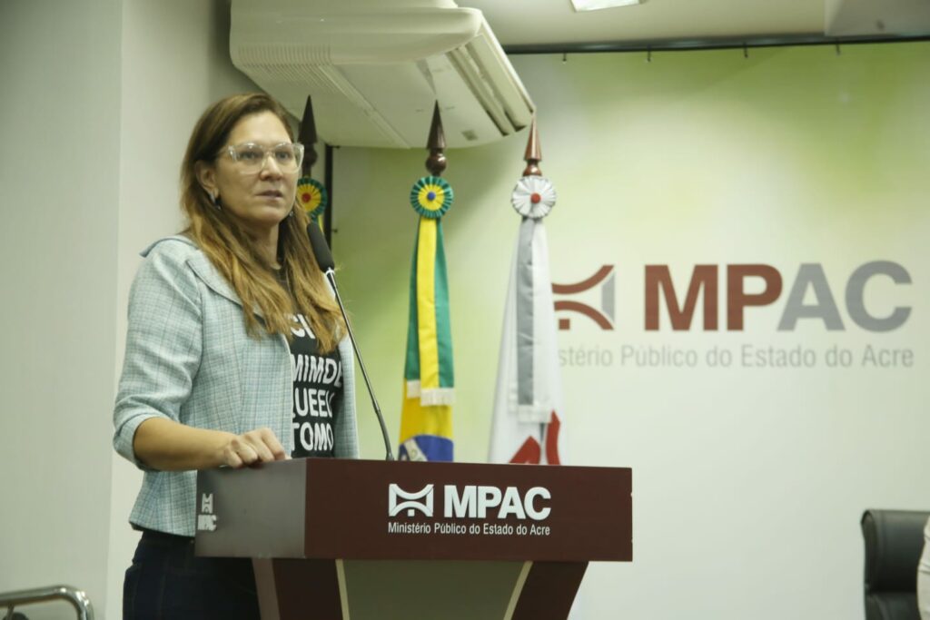 Secretária de Estado de Saúde, Paula Mariano. Foto: Odair Leal/Sesacre
