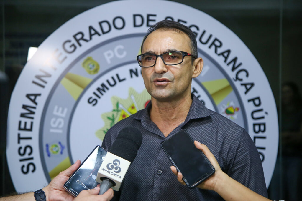 Secretário adjunto de Segurança Pública, coronel Evandro Bezerra. Foto: Dhárcules Pinheiro/Ascom Sejusp