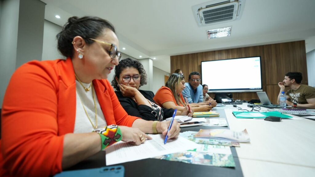 Representantes de organizações das cinco regionais contaram com apoio e contribuição de parceiros para a elaboração de regimento interno. Foto: Cleiton Lopes/Secom