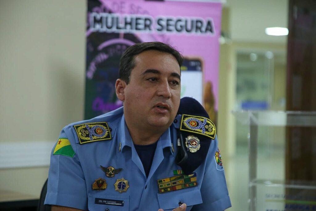 Comandante-geral da Polícia Militar, coronel Luciano Dias Fonseca. Foto: Dhárcules Pinheiro/Ascom Sejusp