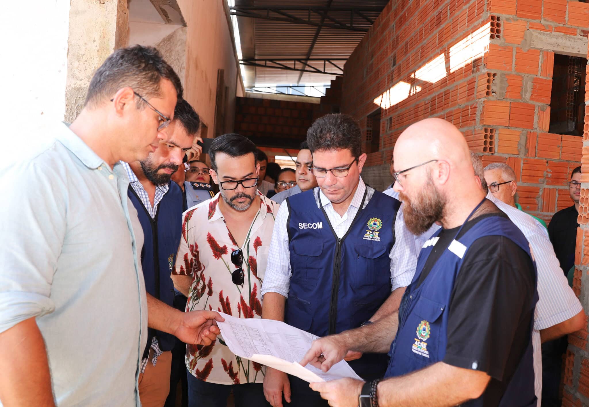 Em Sena Madureira Governador Gladson Cameli Vistoria Obras Da Nova