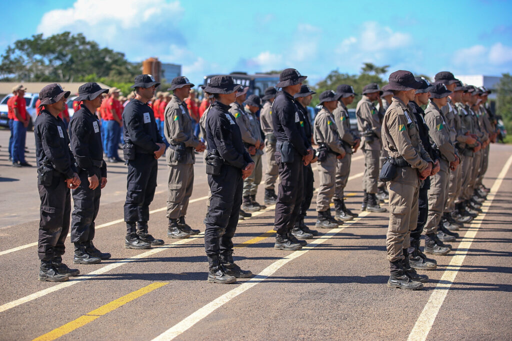 Formandos do Estágio de Adaptação ao Policiamento de Fronteira (Eapfron). Foto: Dhárcules Pinheiro/Asscom Sejusp