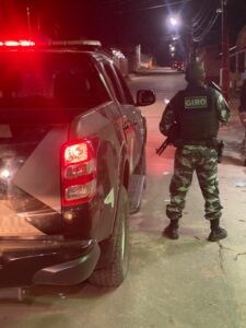 Guarnições da Polícia Militar são distribuídas em vários pontos da capital. Foto: Bruno Gomes.