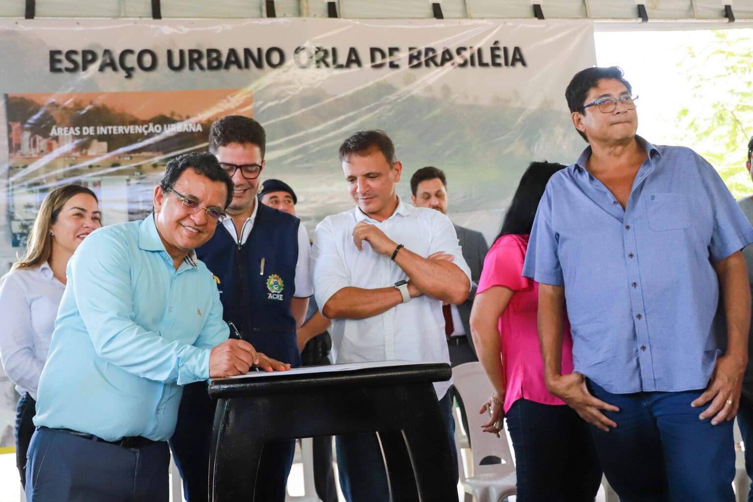 Governador Gladson Cameli Assina Ordem De Servi O Para O In Cio Da Obra