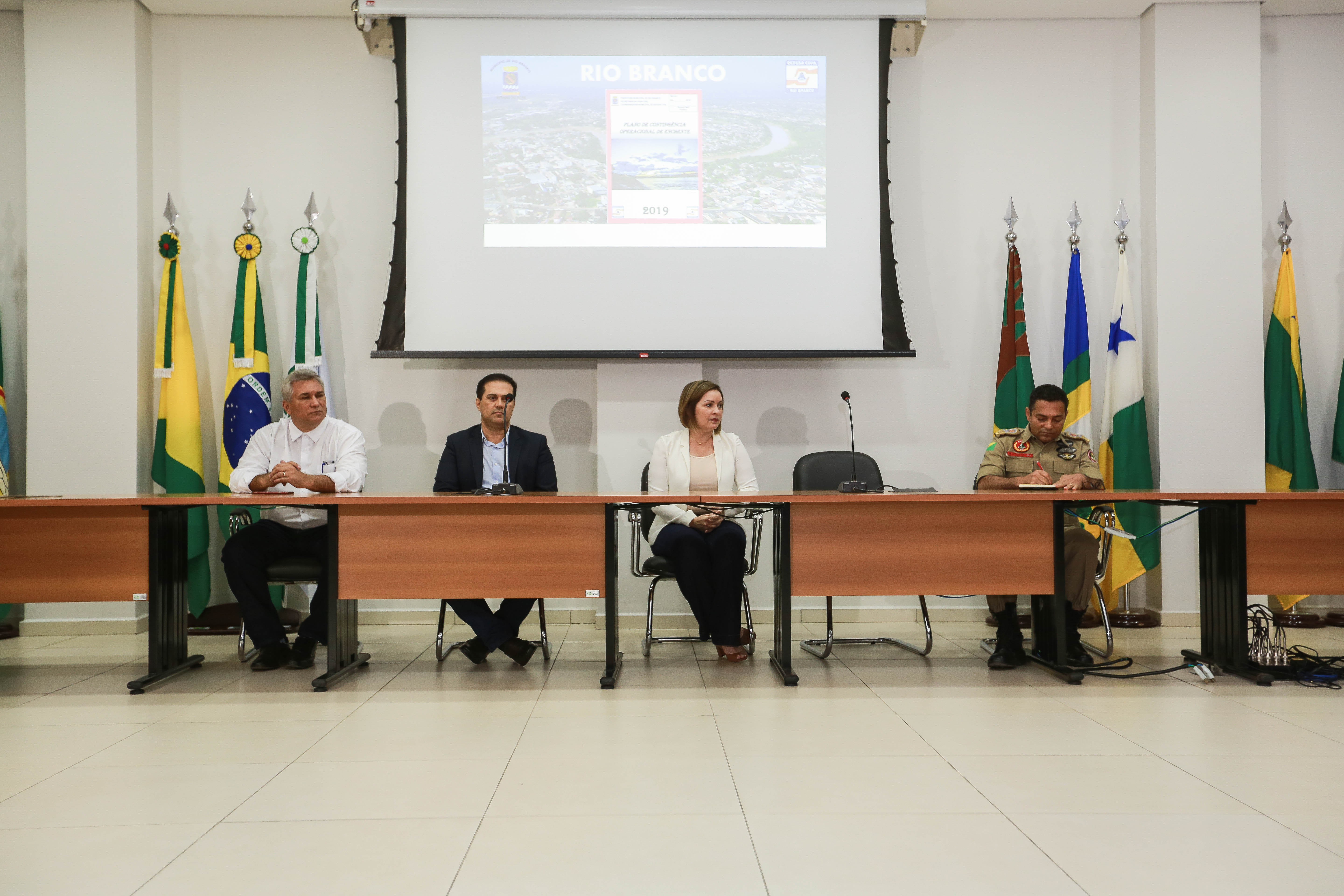 Governo garante apoio ao Plano de Contingência de Rio Branco em cenário de alagação