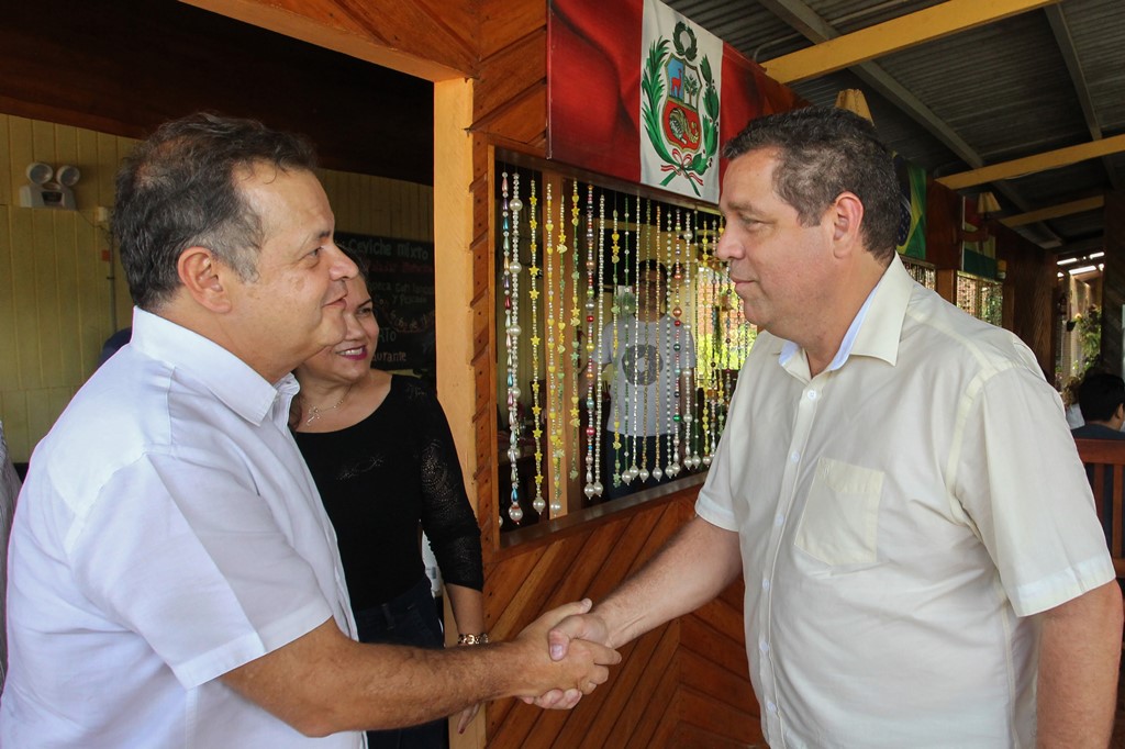 Ações na Economia e na Segurança são apresentadas para embaixador do Brasil no Peru