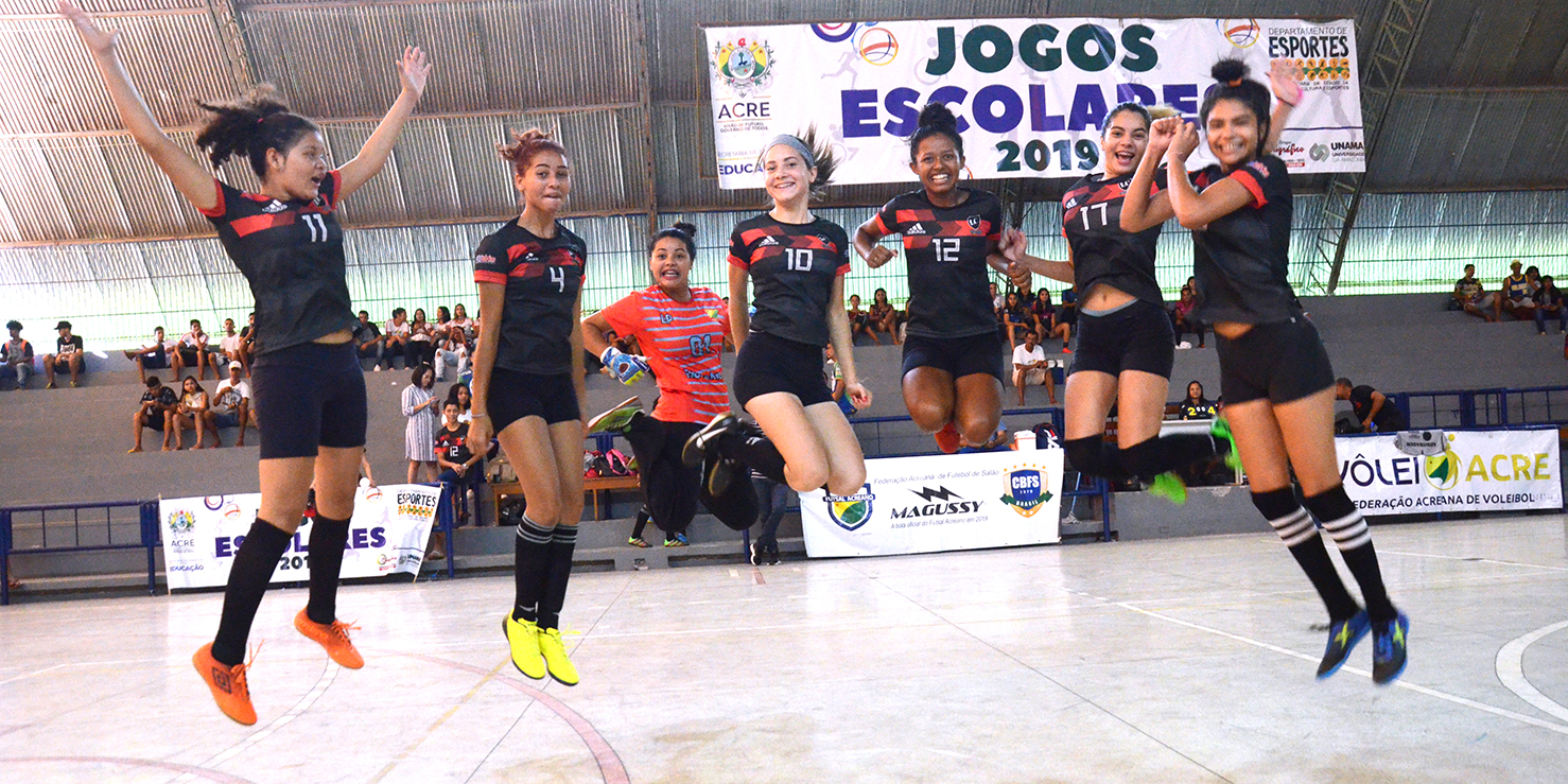 Competições de Futsal dos Jogos Escolares de Rio Branco chegam à reta final