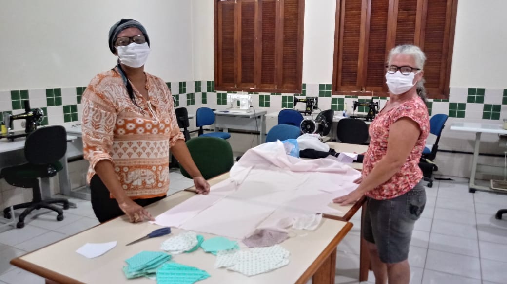 Educação Profissional disponibiliza equipamentos para confecção de máscaras em Plácido de Castro