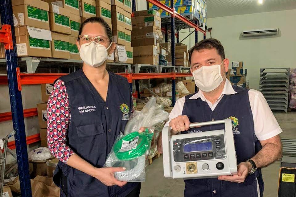 Projeto Todos Pela Saúde envia nove respiradores portáteis para o Acre