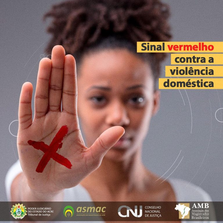 Campanha Sinal Vermelho Contra Violência Doméstica Ajuda Vítimas Durante Pandemia Noticias Do Acre