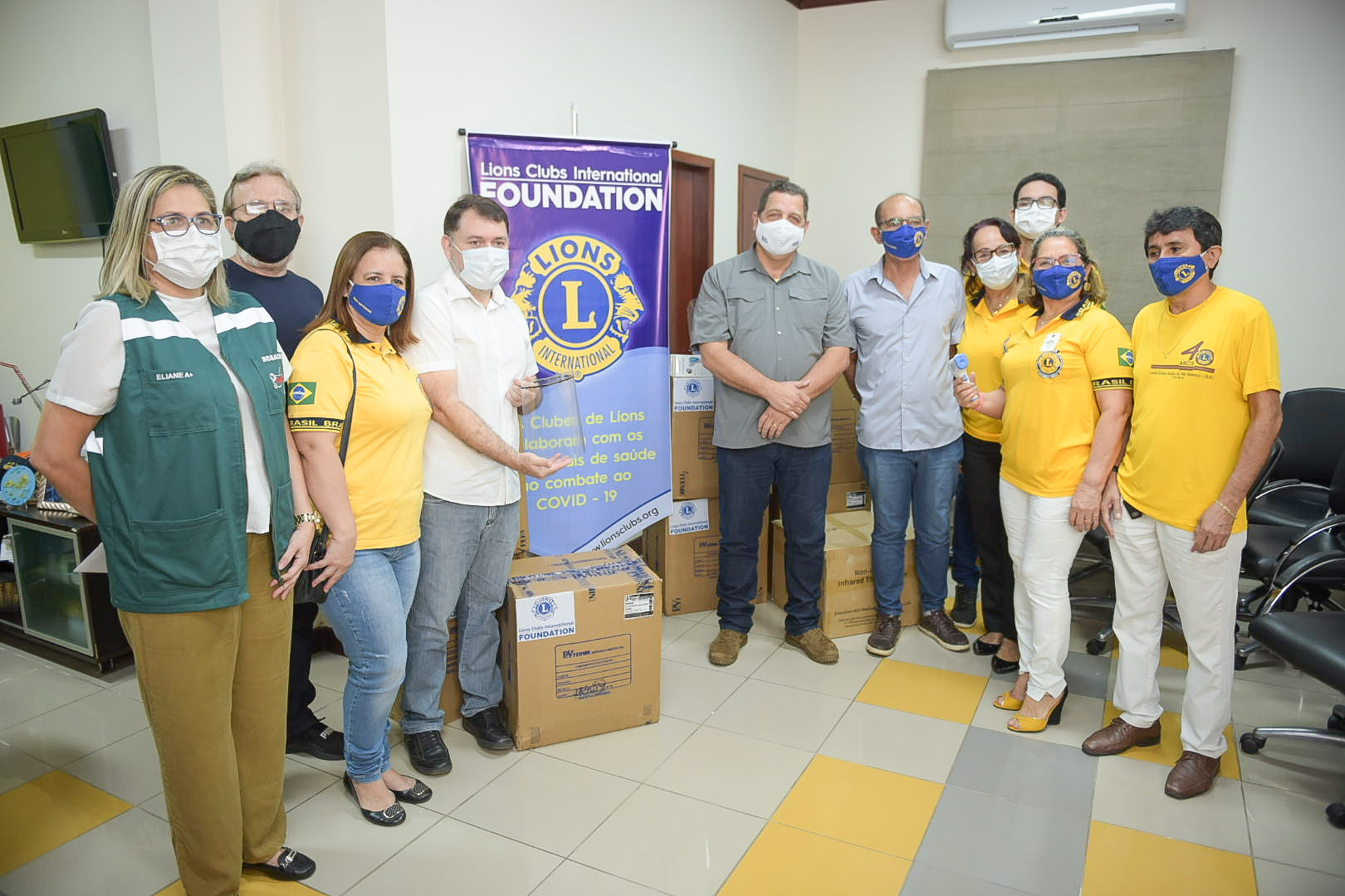 Saúde do Acre recebe doação de equipamentos do Lions Clube