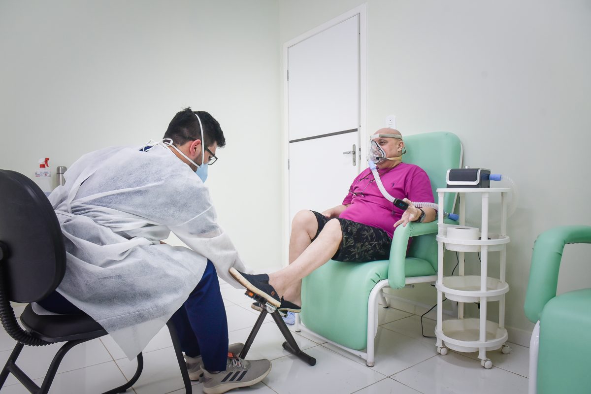 Centro de reabilitação do Estado é referência na recuperação de pacientes pós-Covid
