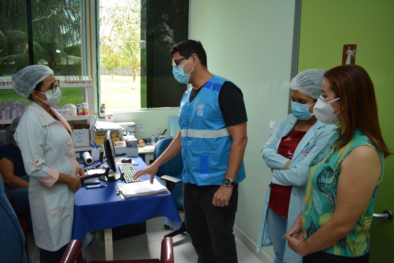 No Acre, equipe do Ministério da Saúde avalia como positivas ações do Estado para enfrentar crises sanitárias