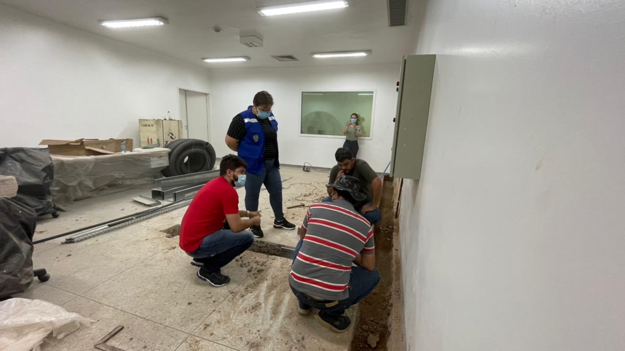 Saúde realiza visita técnica ao Hospital Regional do Alto Acre para instalação de equipamentos