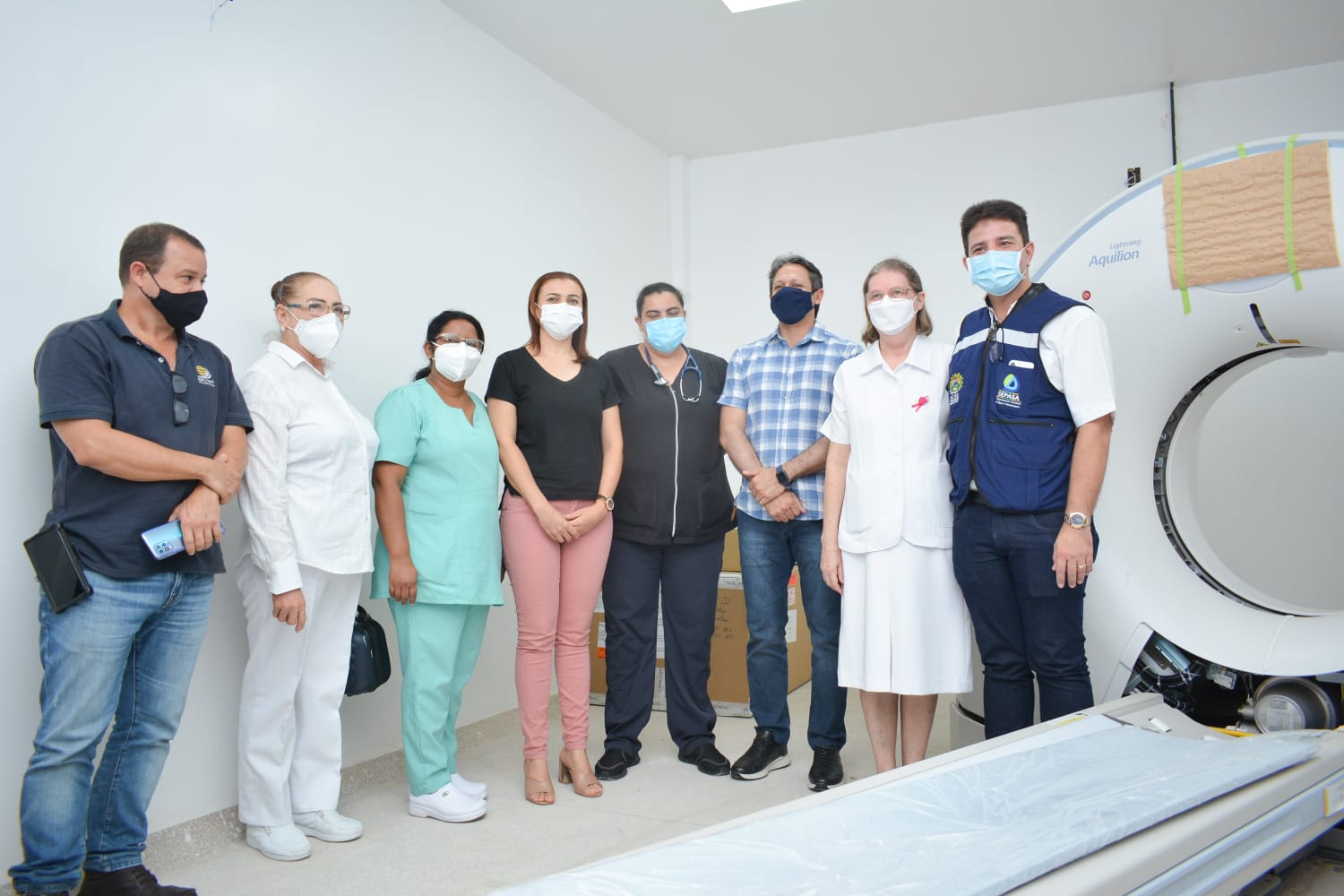 Gladson confirma para novembro o funcionamento do novo tomógrafo do Hospital do Juruá, em Cruzeiro do Sul
