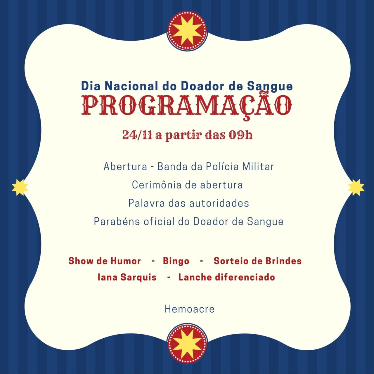 Nesta quinta-feira: Programação especial marca Dia Nacional do