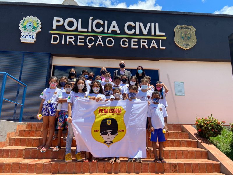 PC na Escola tem como missão principal aproximar a segurança pública das escolas e estabelecer maior vínculo com as famílias. Foto: Sandro de Brito/Polícia Civil