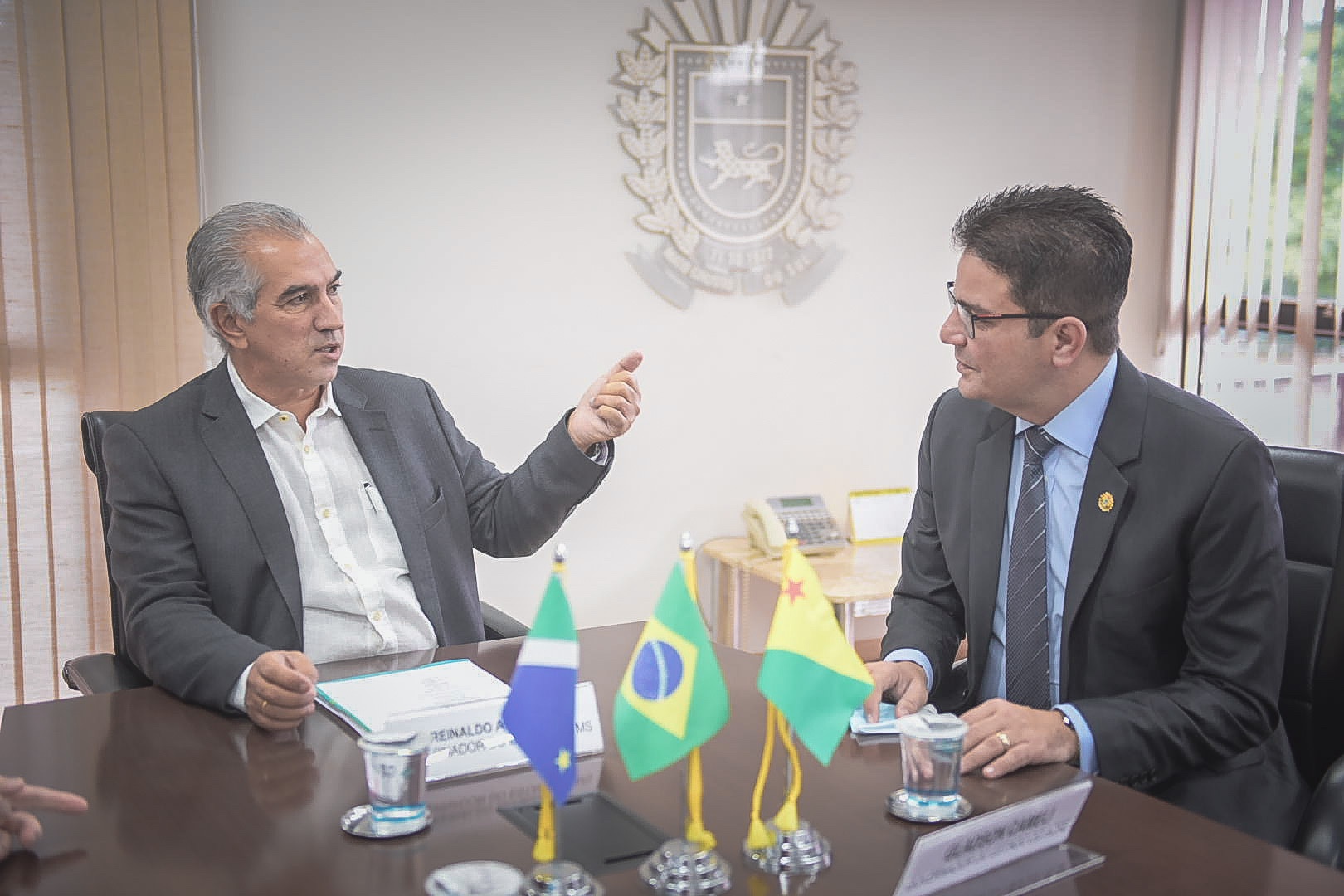 Gladson Cameli conhece plano de gestão estratégica do governo de Mato Grosso do Sul