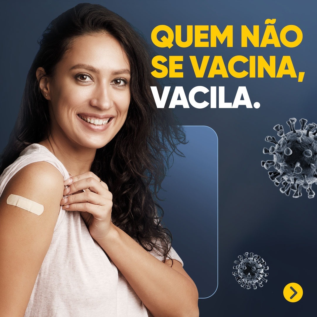 Campanha publicitária do governo do Estado reforça importância da vacinação contra a covid-19