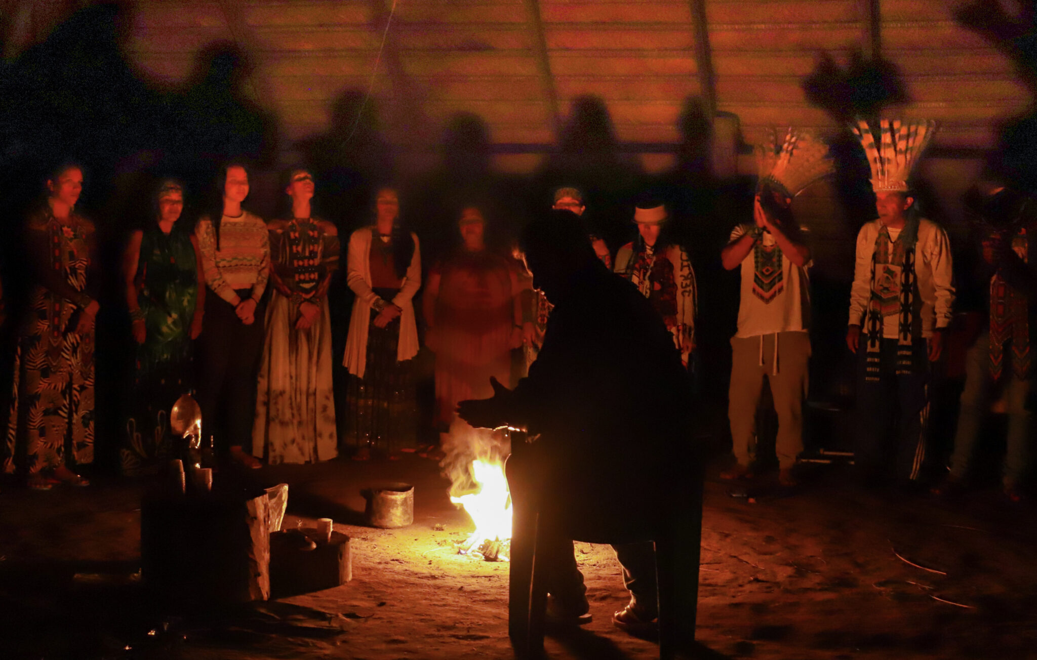 Governador Gladson Cameli participa da inauguração de templo espiritual na Terra Indígena Nukini