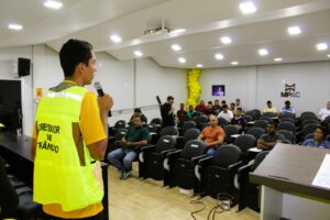 Palestras educativas foram realizadas durante a programação. Foto: Eduardo Gomes/Detran