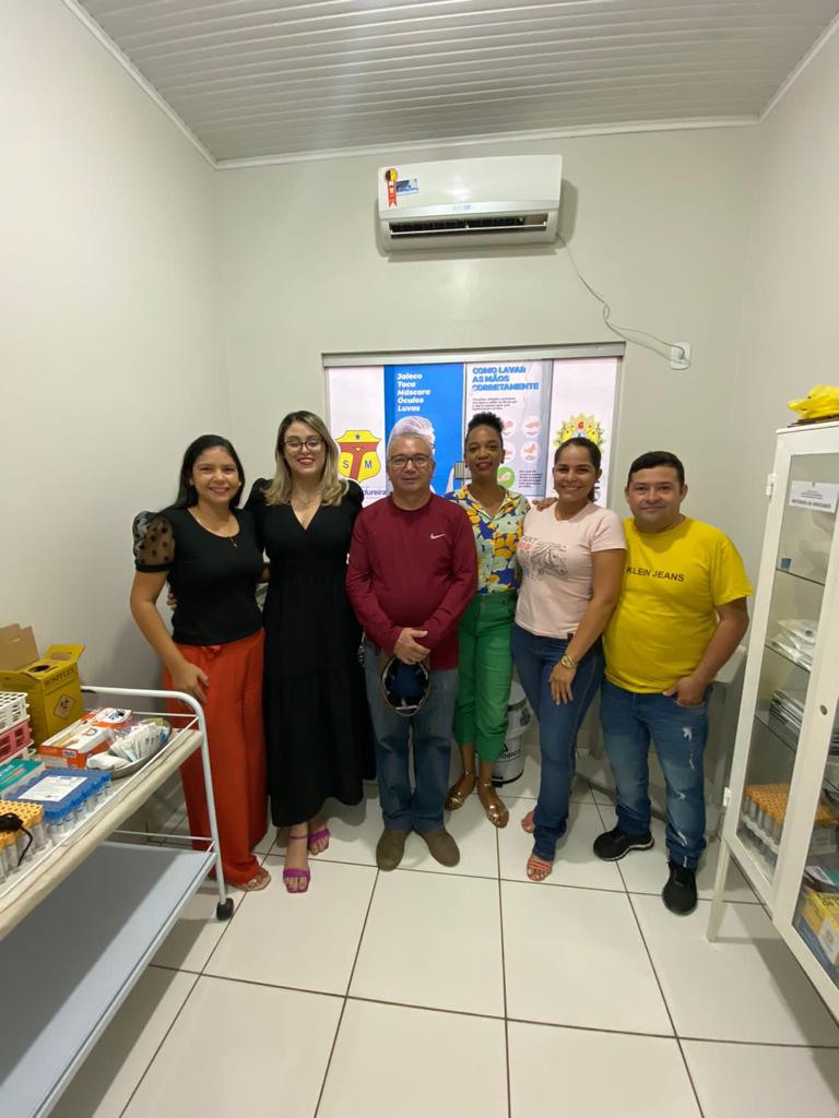 Estado e Município inauguram sala de coleta em unidade de saúde de Sena Madureira