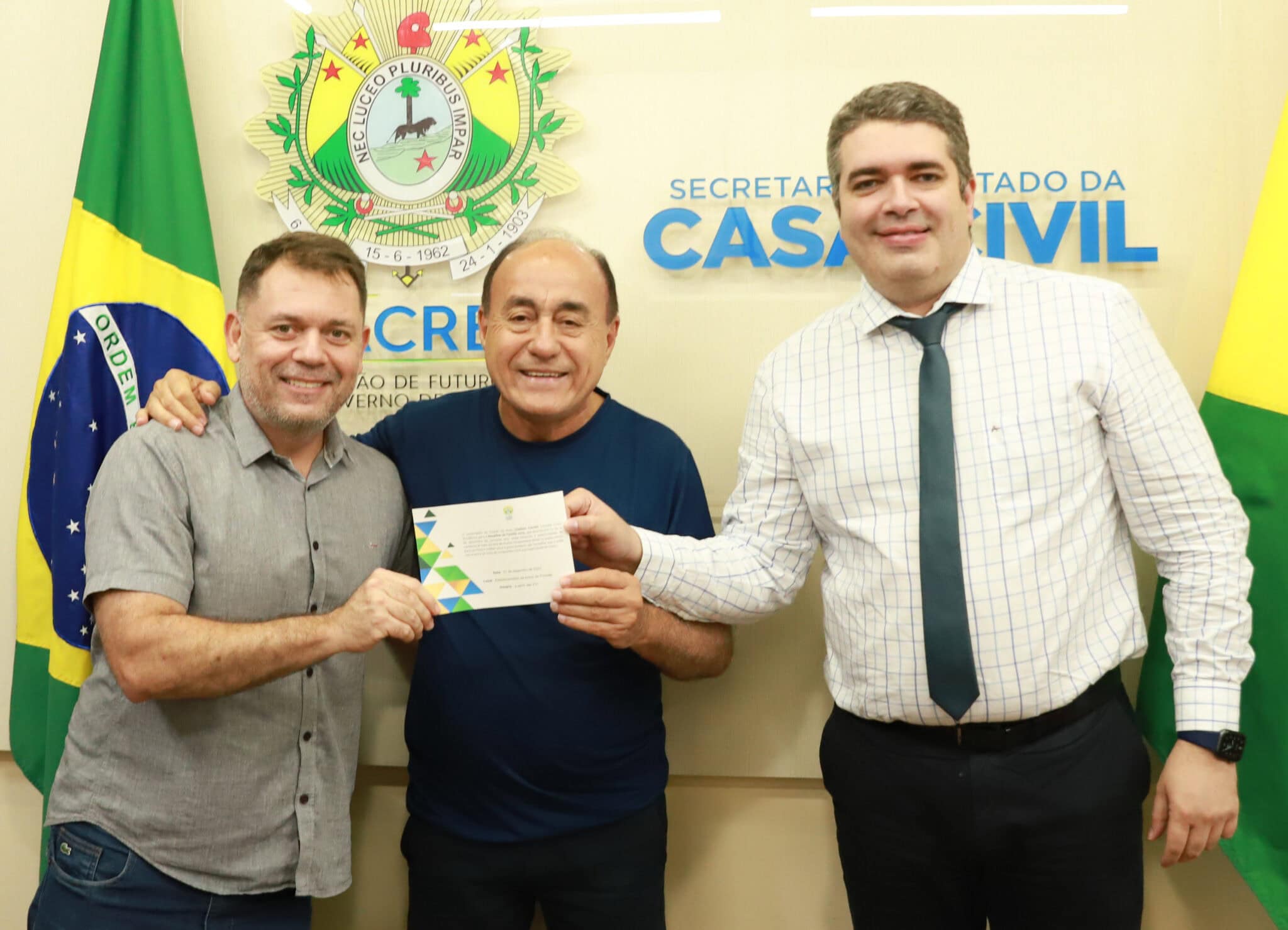 Prefeito Tião Bocalom apoia Rio Branco Futebol Clube e firma parceria –   – Notícias do Acre