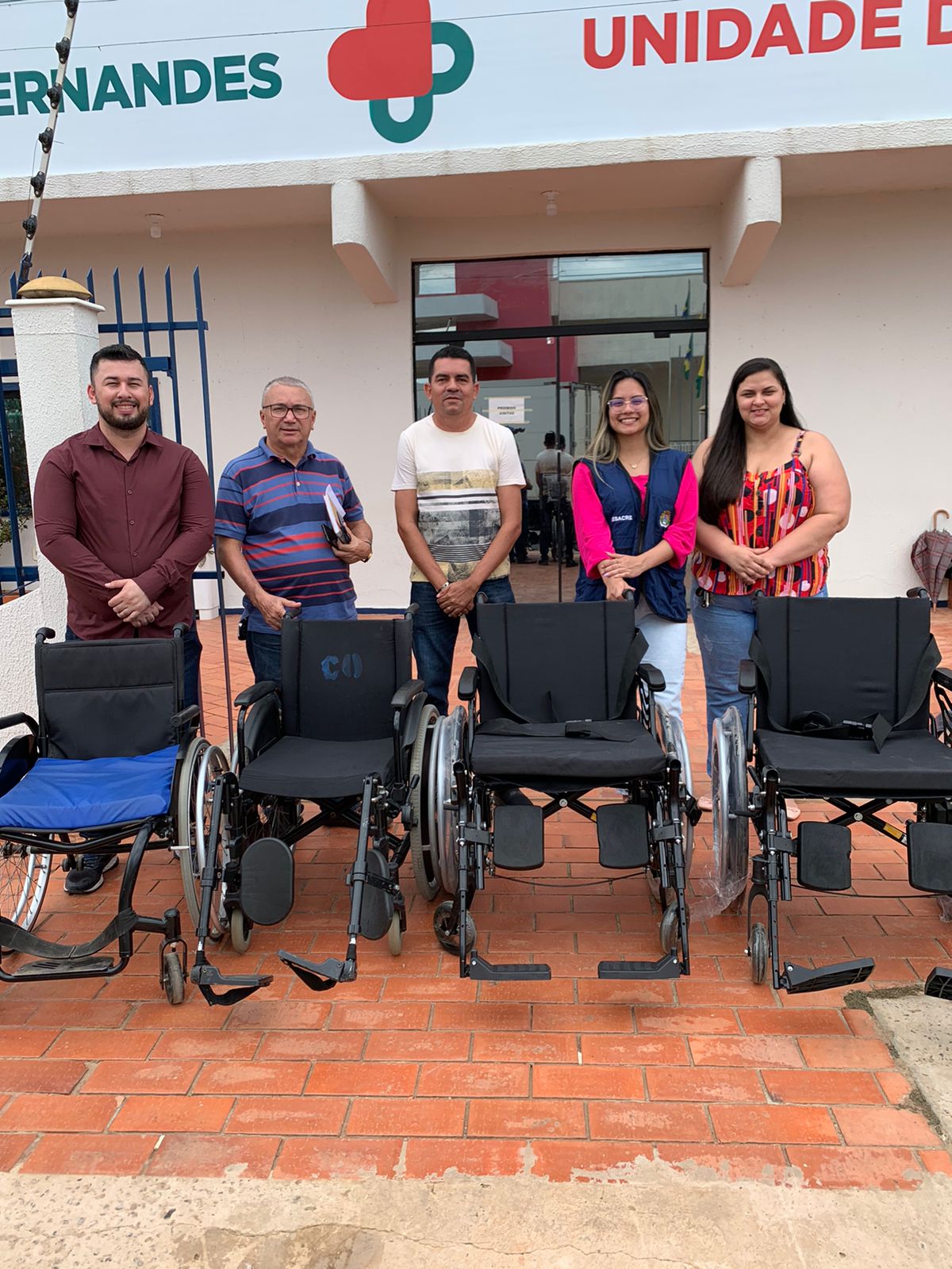 Saúde do Acre realiza a entrega de cadeiras de rodas nos municípios do estado