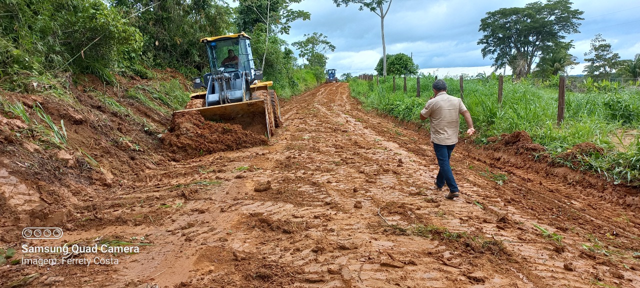 Estado e Prefeitura do Bujari levam melhorias para ramais do Projeto de Assentamento Walter Acer