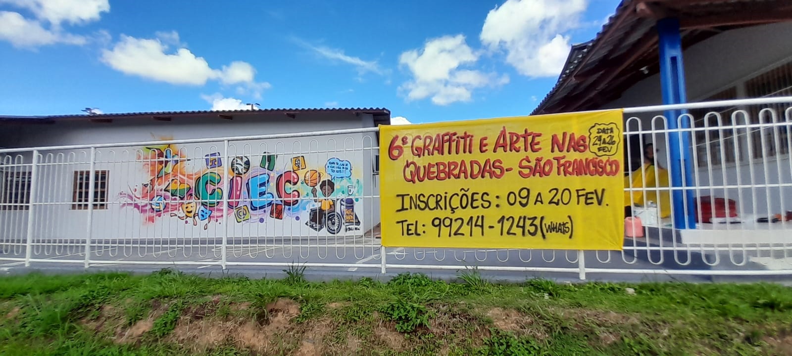 Educação faz parceria para realização de oficina de grafite