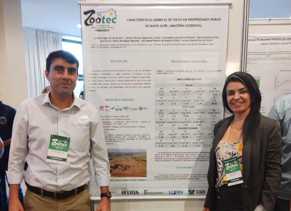 Resultados do projeto Pecuária Diversificada Sustentável do Programa REM no Acre são apresentados no Congresso Brasileiro de Zootecnia