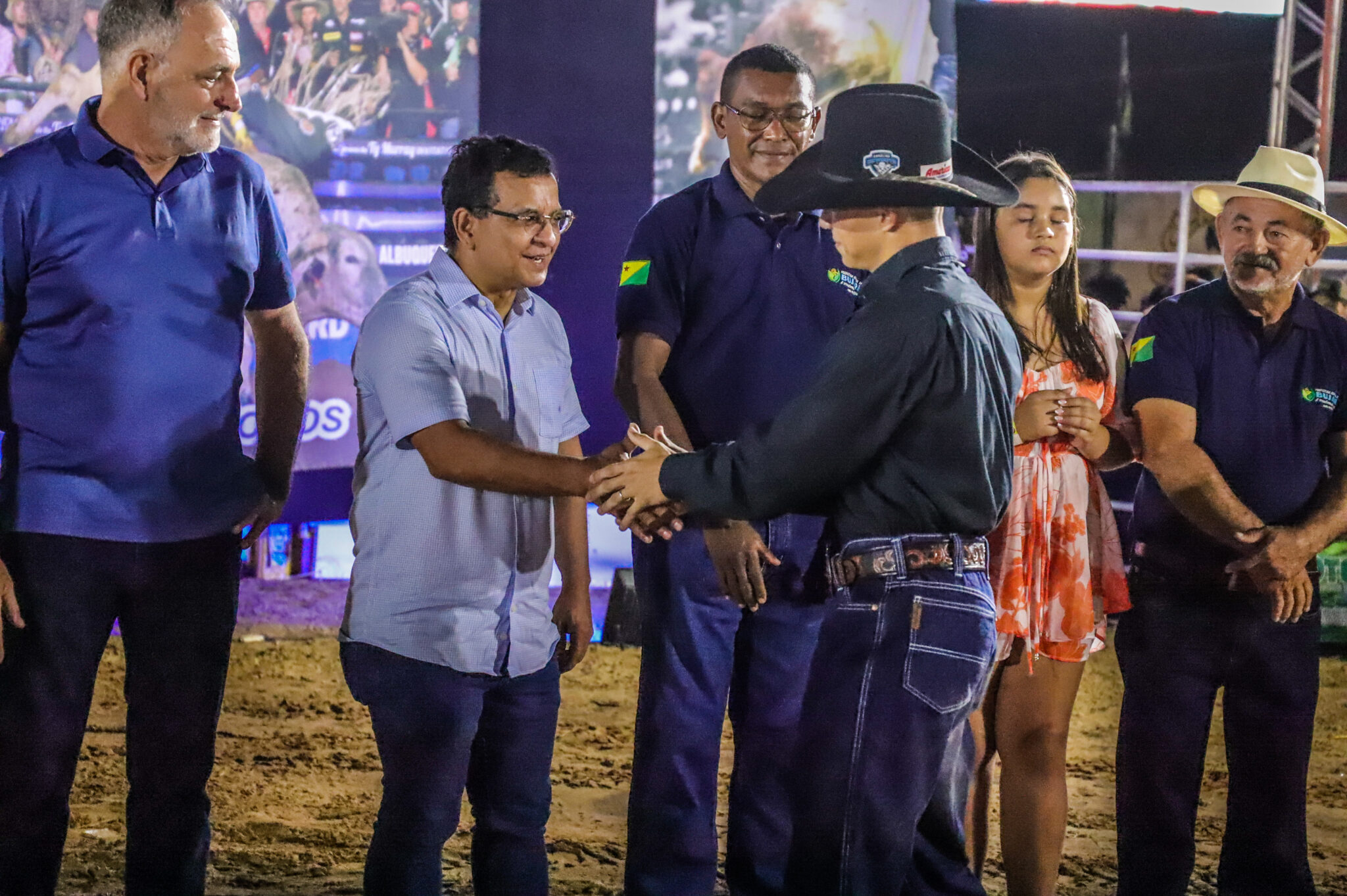 Governador em exercício, Luiz Gonzaga prestigia encerramento da Expo Bujari