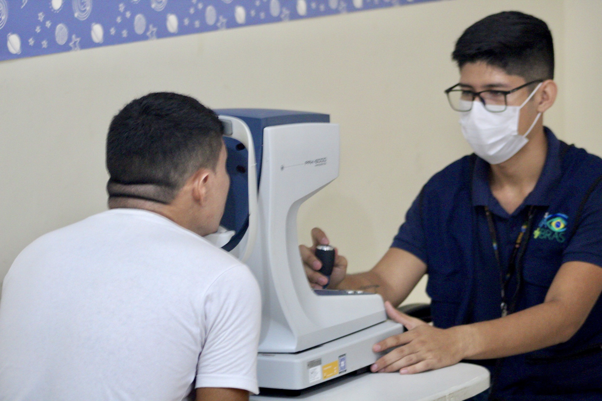 Detentos recebem atendimento oftalmológico em Unidade Básica de Saúde Prisional de Rio Branco