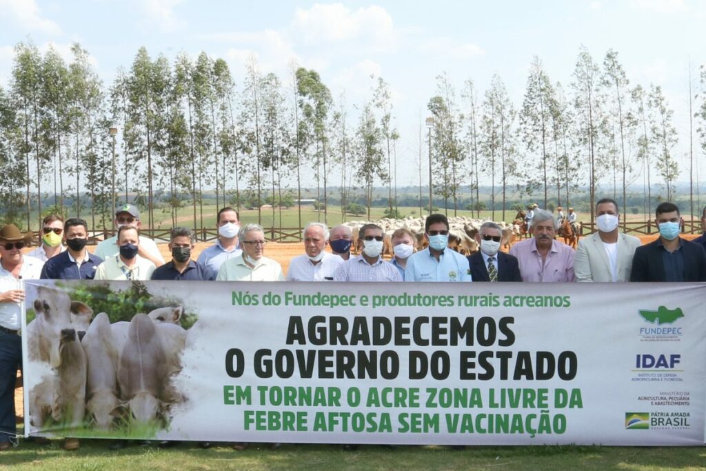 Empenho do governo do Acre foi reconhecido por produtores rurais por propiciar uma zona livre da aftosa. Foto: Marcos Vicentti/Secom