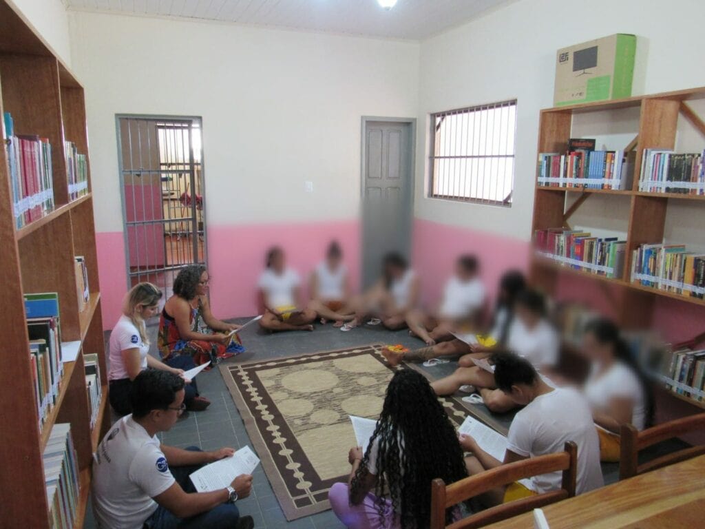 Projeto de leitura é aliado à ressocialização de quem cumpre pena em presídios do Acre. Foto: Cedida