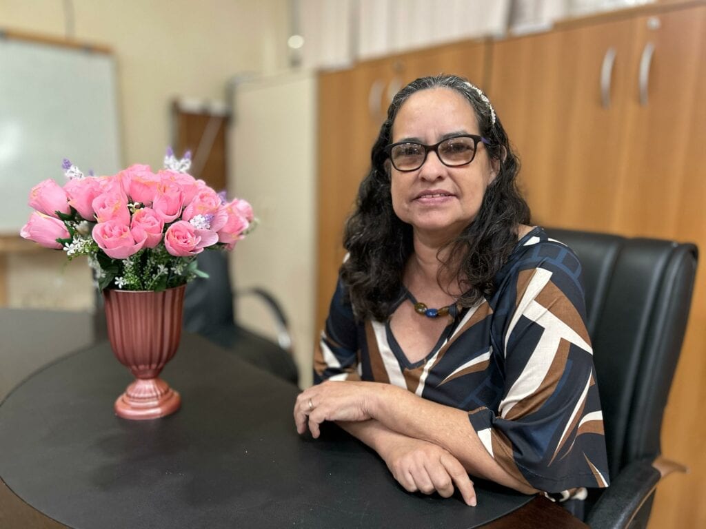 Servidora da Saúde, economista, Maria da Conceição França. Foto: Cássia Veras/Sesacre