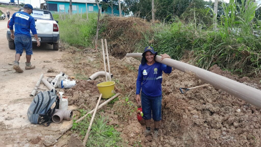 Saneacre alcança 85,28% da  área urbana de Marechal Thaumaturgo com rede de água potável
