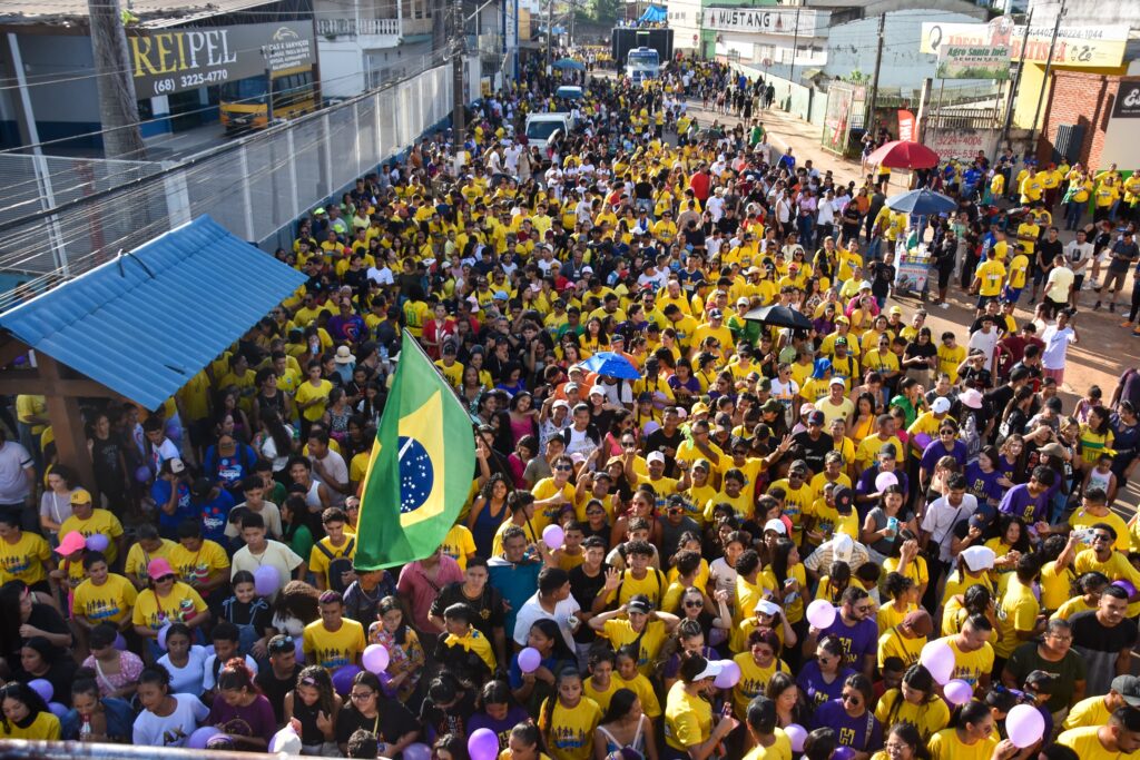 Com apoio do governo do Acre, Marcha para Jesus 2024 leva milhares de fiéis às ruas de Rio Branco neste sábado