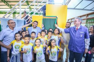 Governador inaugurou espaço multiuso na manhã desta segunda-feira, 10. Foto: Diego Gurgel/Secom