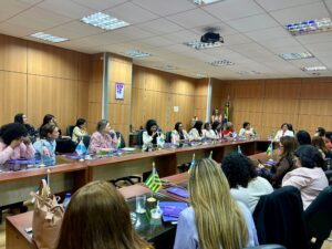 Encontro das secretárias estaduais da Mulher e a ministra Cida Gonçalves na Sede do Ministério da Mulher. Foto: Cedida