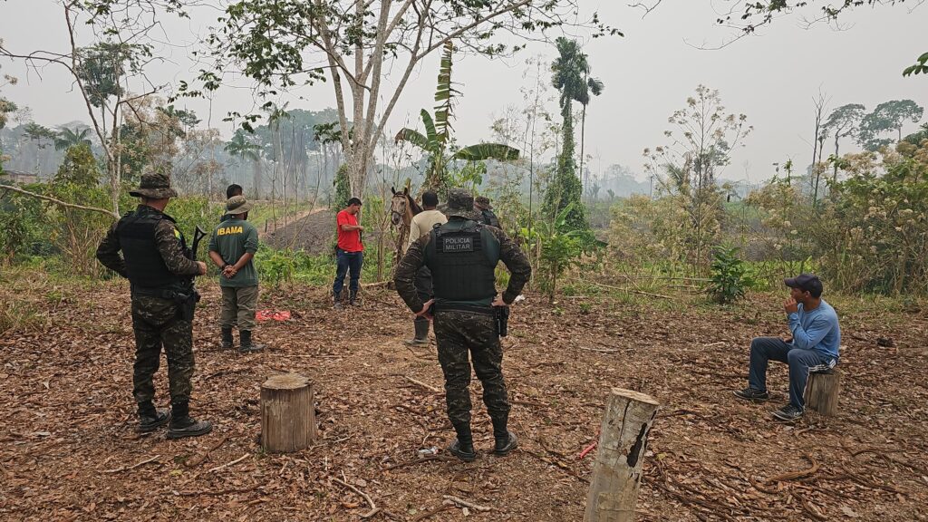 Polícia Militar realizou nos meses de agosto e setembro 36 operações em áreas ambientais, além de 22 operações integradas com demais órgãos. Foto: Cedida