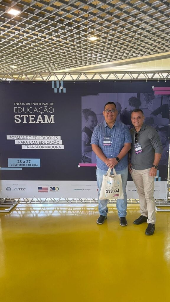 Professor Anderson: “O steam tem uma abordagem educacional que promove um aprendizado interdisciplinar”. Foto: Departamento de Inovação/SEE