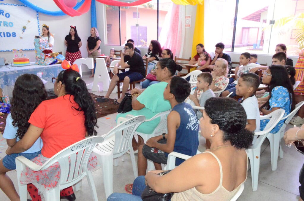 Encontro promoveu ambiente de interação e celebração para crianças. Foto: Stalin Melo/SEE